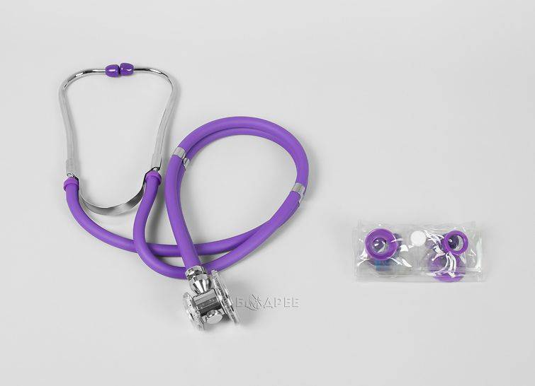 Комплектация фонендоскопа CS-421 Фиолетовый