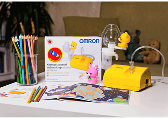 Раскраска в подарок к прибору Omron CompAir NE-C24 Kids