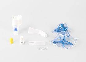 Емкость для распыления лекарств, насадки и маски компрессорного небулайзера Med 2000 Milan