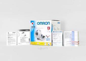 Коробка и документация к тонометру Omron SpotArm i-Q132