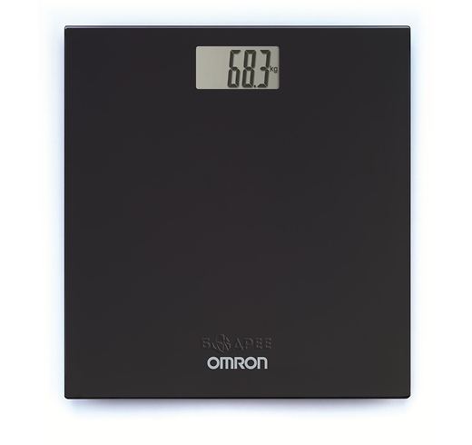 Весы персональные цифровые Omron HN-289 черный, вид сверху