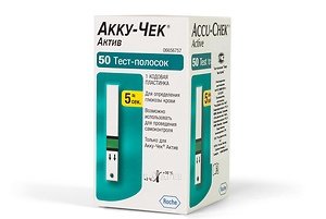 Тест полоски АккуЧек Active №50