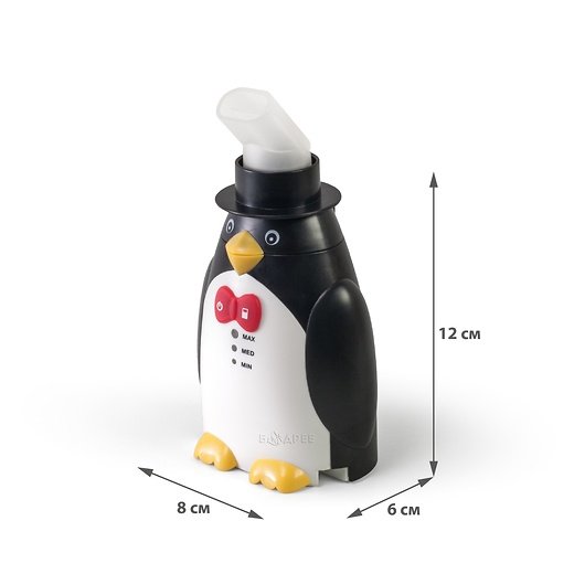 Ультразвуковой небулайзер Med 2000 Пингвин с размерами
