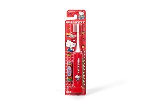 Щетка зубная электрическая звуковая Hapica Hello Kitty 3 Красная