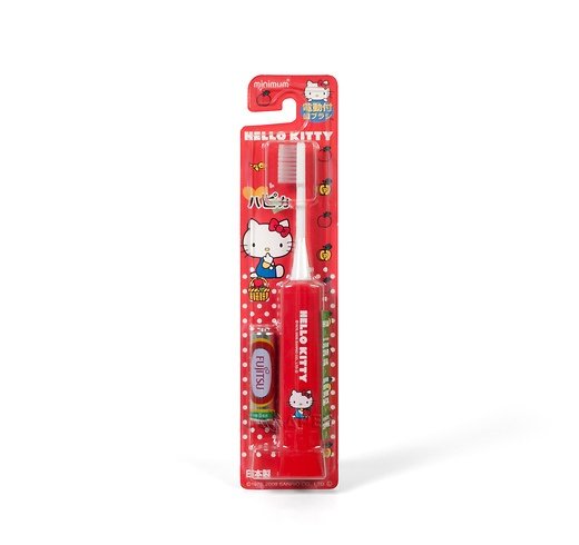 Щетка зубная электрическая звуковая Hapica Hello Kitty 3 Красная