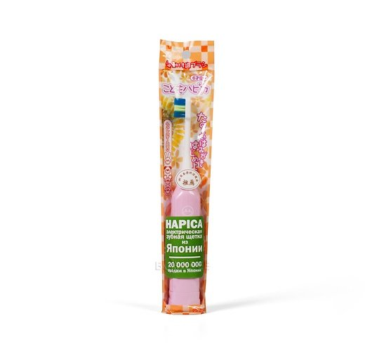 Щетка зубная электрическая звуковая Hapica Kids Розовая DBK-1P от 3 до 10 лет