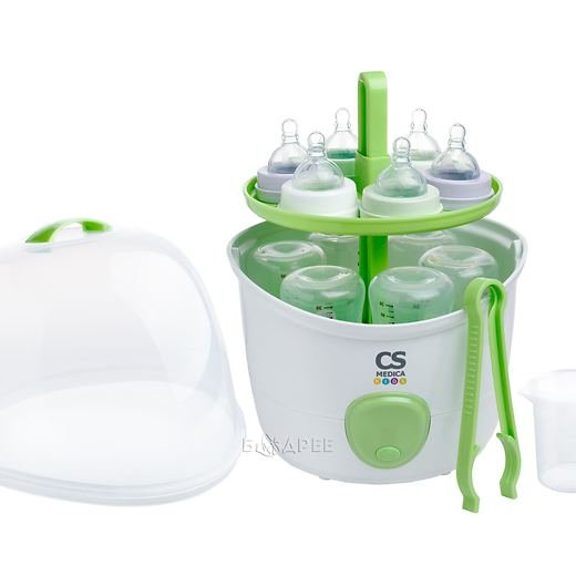 Стерилизатор паровой электронный CS Medica Kids CS-28s со снятой крышкой