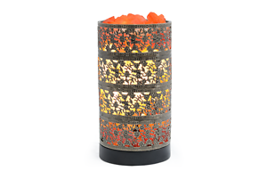 Декоративная соляная лампа StayGold камин Цилиндр Бронза 2,5 кг