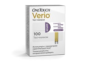 Тест-полоски One Touch Verio IQ № 100 Белые