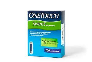 Тест-полоски OneTouch Select (ВанТач Селект) 100 шт.