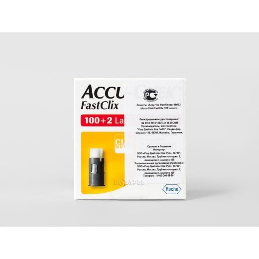 Ланцет Accu-Chek FastClix (Акку-Чек ФастКликс) 102 шт. 