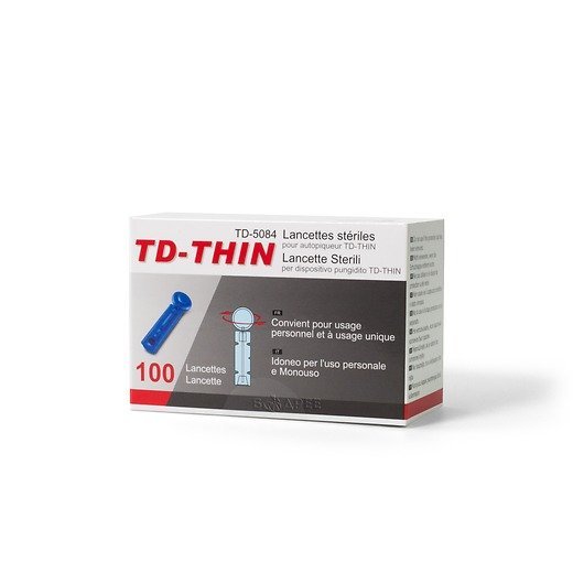 Ланцеты TD-THIN стерильные одноразовые 100 шт.
