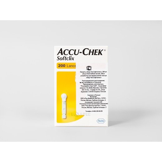 Ланцет Accu-Chek SoftClix (Акку-Чек СофтКликс) 200 шт. 