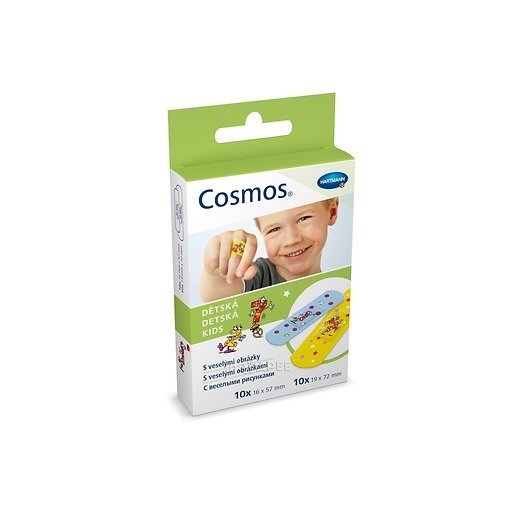 Пластырь детский с рисунками Hartmann Cosmos Kids 20 шт.