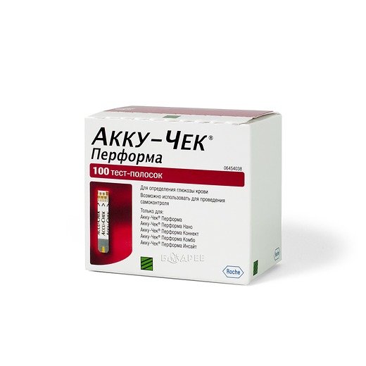 Тест-полоски Accu-Chek Performa (Акку-Чек Перформа) 100 шт.