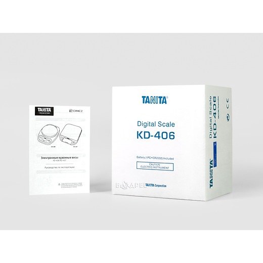 Коробка и документация весов кухонных электронных Tanita KD-406