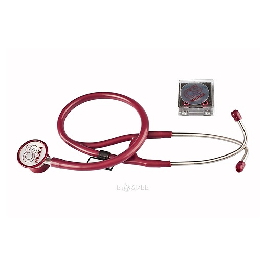Стетофонендоскоп CS Medica CS-422 Premium бордовый с оливами