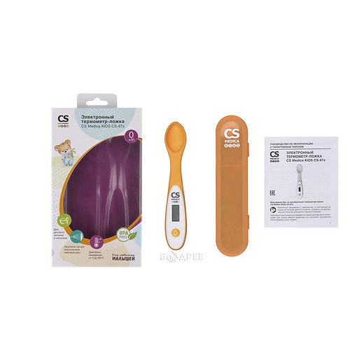 Термометр-ложка электронный CS Medica Kids CS-87s, комплектация