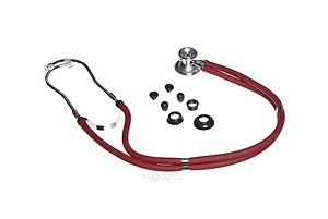 Стетоскоп Little Doctor LD Special, Раппопорт, длина трубки 56 см, темно-красный