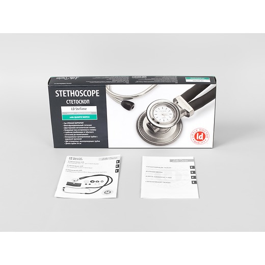 Коробка и документация к фонендоскопу LD SteTime