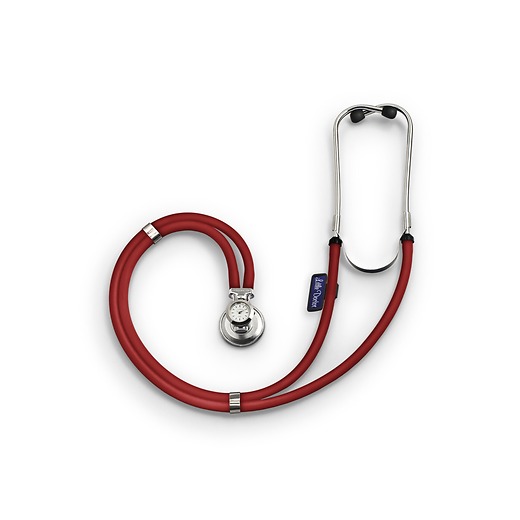 Стетоскоп Little Doctor LD SteTime, Раппопорт с кварцевыми часами, цвет темно-красный