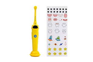 Электрическая звуковая зубная щётка Revyline RL 020 Kids, Yellow   