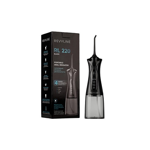 Ирригатор полости рта портативный Revyline RL 220 Black (черный)