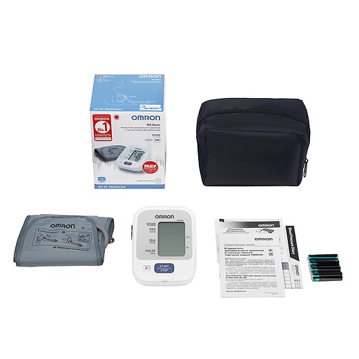 Тонометр OMRON M2 Basic с веерообразной манжетой (22 - 32 см) 